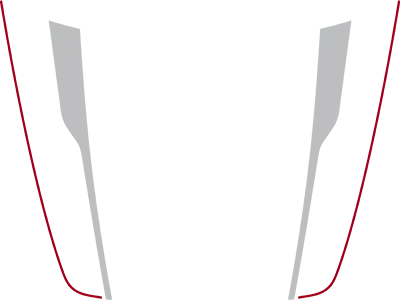 2022-2026 Maverick Hood Cowl Side Stripe Graphic Decals graphic design style 04 image.